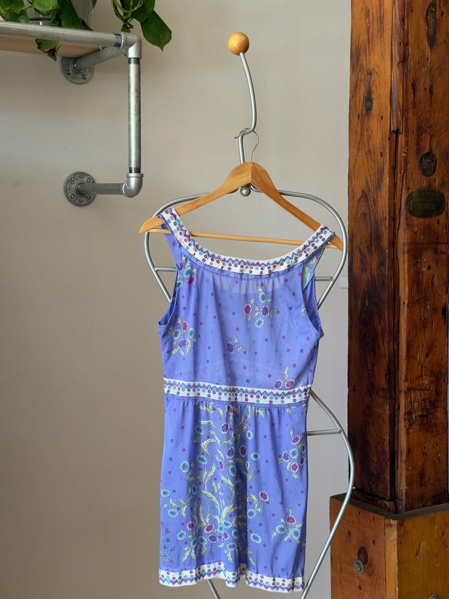Vintage 60's Emilio Pucci x Formfit Rogers Lingerie Mini Dress Set