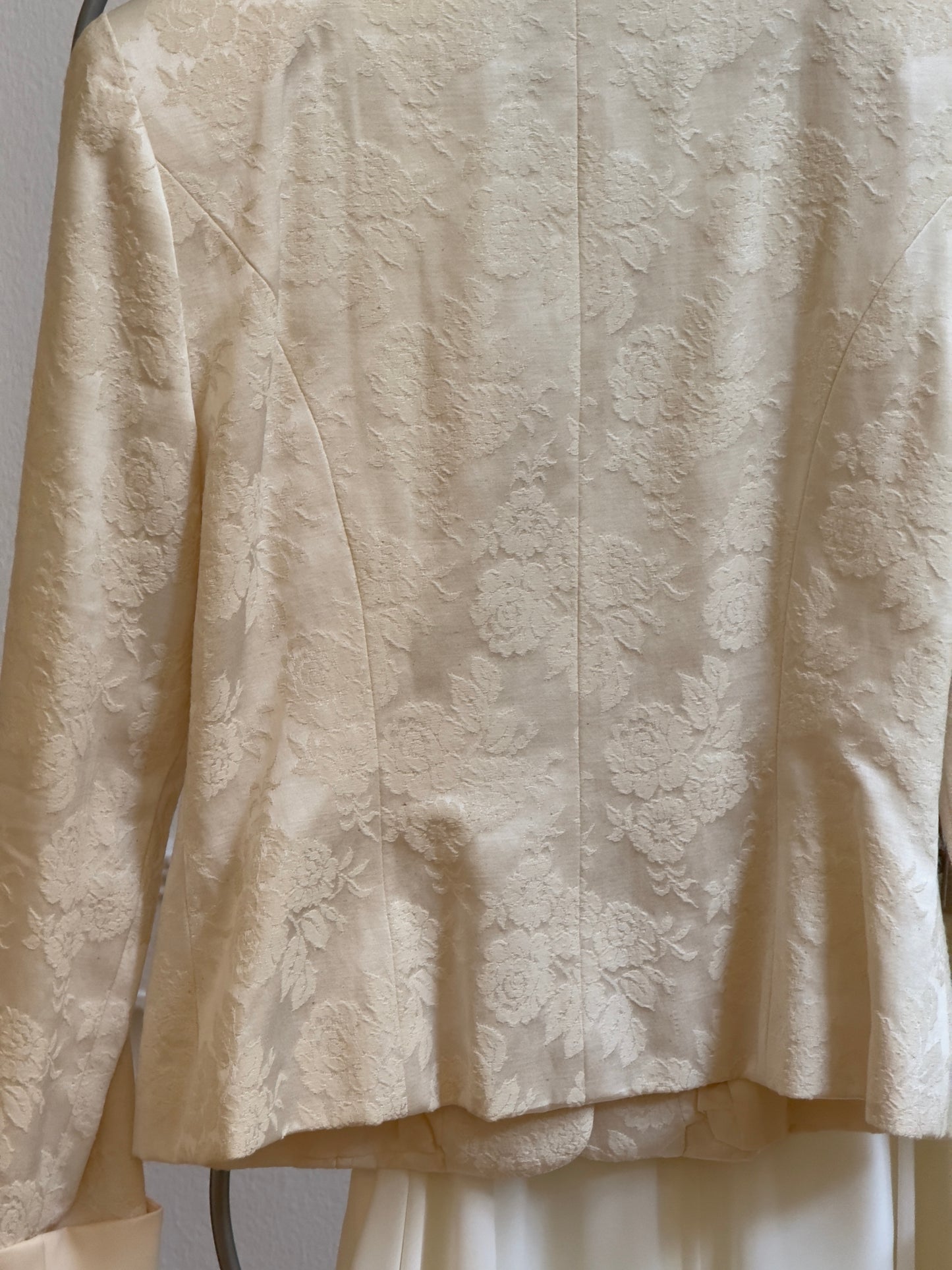 Vintage 80's Two Piece Bridal Skirt and Blazer Set