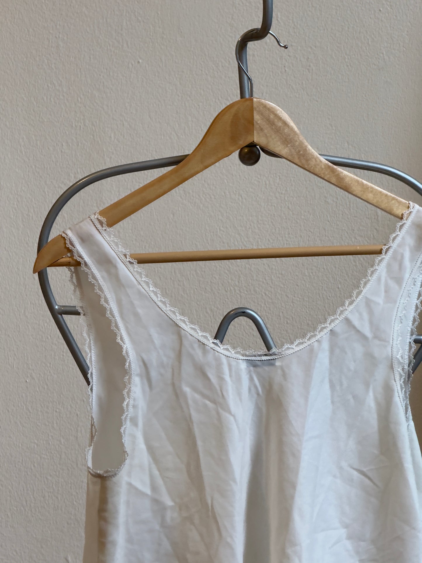 Vintage 90's Ivory Christian Dior Lace Embroidered Camisole