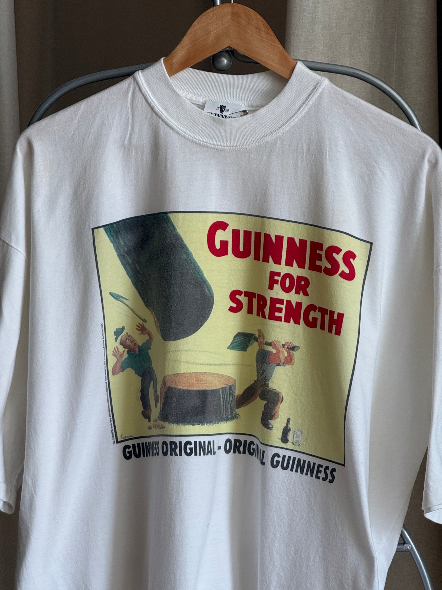 Vintage Guinness for Strength t-shirt (1994)
