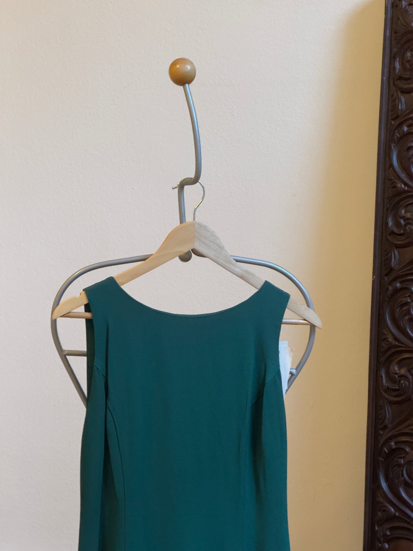 Vintage 90's Emerald Green Evening Dress with Rosette Details Found by Steph Vintage 90's Emerald Green Evening Dress with Rosette Details Found by Steph
