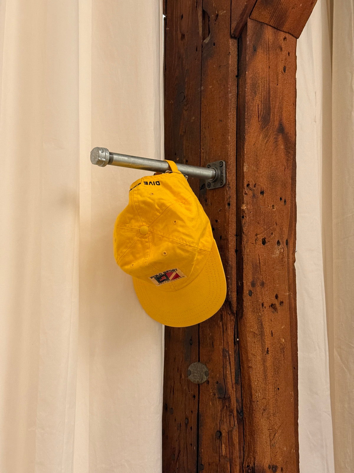 Vintage yellow Polo Sport Charter Service hat by Ralph Lauren